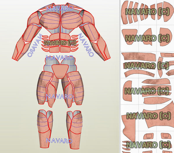 Load image into Gallery viewer, Muscle Suit template