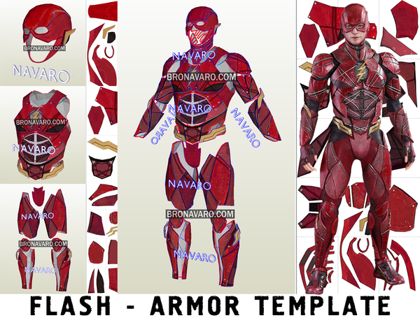 Load image into Gallery viewer, Flash Armor Eva Foam Template