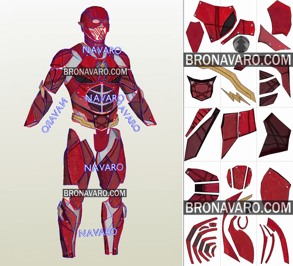 Load image into Gallery viewer, Flash Armor Foam Template