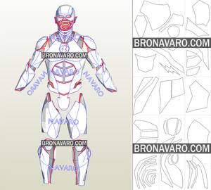 Flash Armor Pepakura