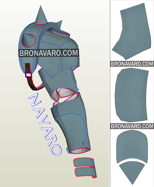 Load image into Gallery viewer, Fullmetal Alchemist Armor Pattern