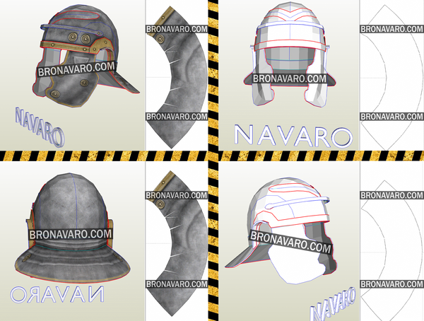 Load image into Gallery viewer, Galea Roman Helmet Eva Foam Template