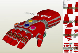 iron man foam template