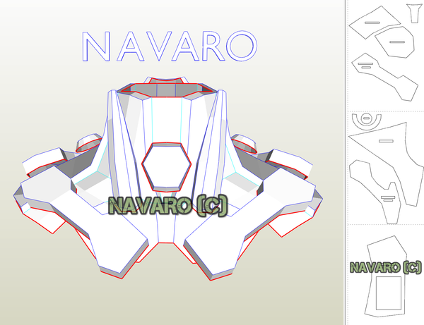 Load image into Gallery viewer, genji neck template