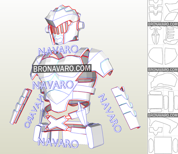 Load image into Gallery viewer, Goblin Slayer Armor Pepakura