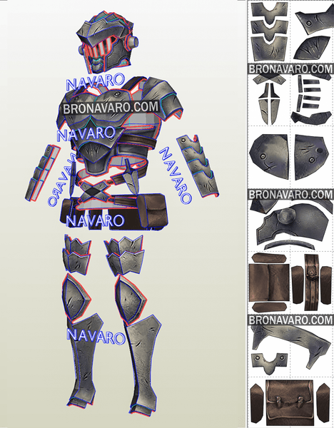 Load image into Gallery viewer, Goblin Slayer Full Armor Template