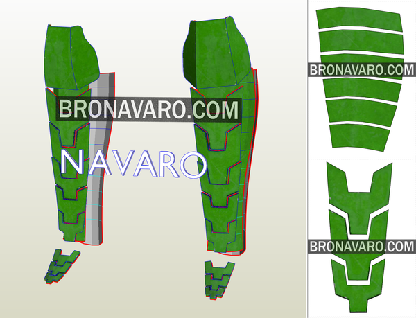 Load image into Gallery viewer, Green Goblin Armor Pattern
