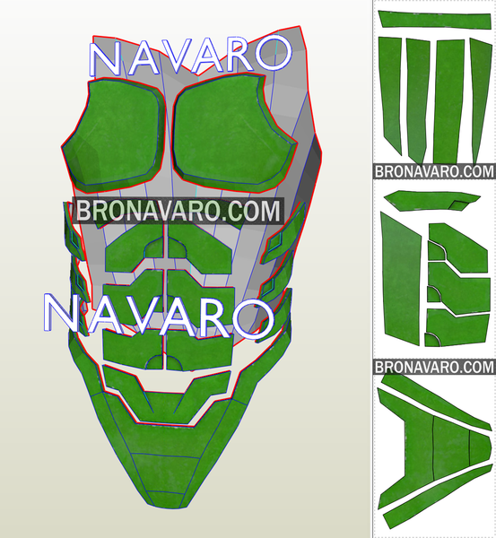 Load image into Gallery viewer, Green Goblin Armor Pepakura