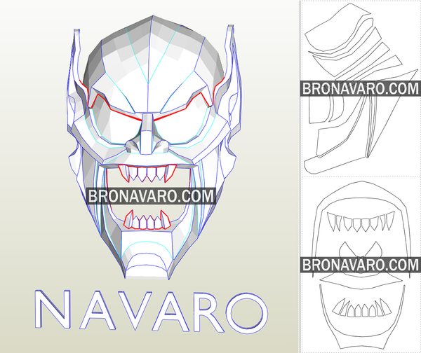 Load image into Gallery viewer, Green Goblin Helmet Pepakura