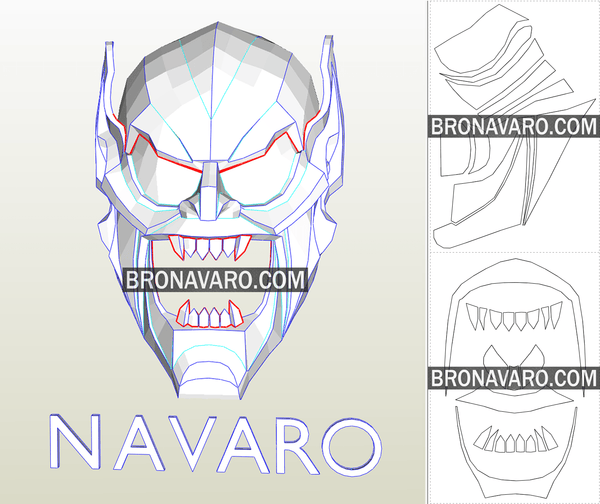 Load image into Gallery viewer, Green Goblin Helmet Pepakura