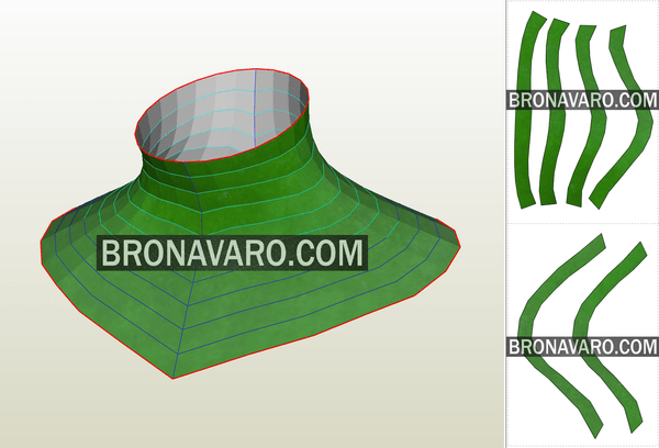 Load image into Gallery viewer, Green Goblin Neck Pattern