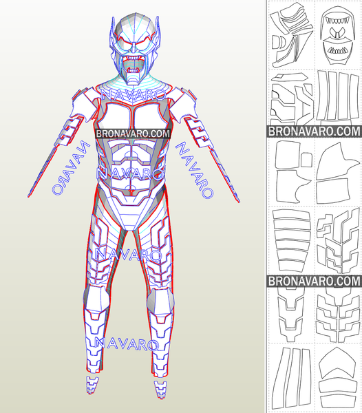 Load image into Gallery viewer, Green Goblin Pepakura