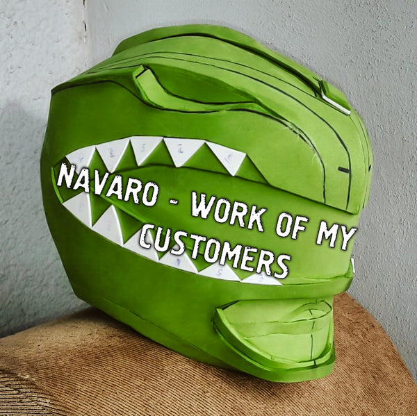 Load image into Gallery viewer, Green Ranger Armor - Dragon Shield - Green Power Ranger Cosplay - Power Ranger Costume - Power Ranger Cosplay Template - Eva Foam Template