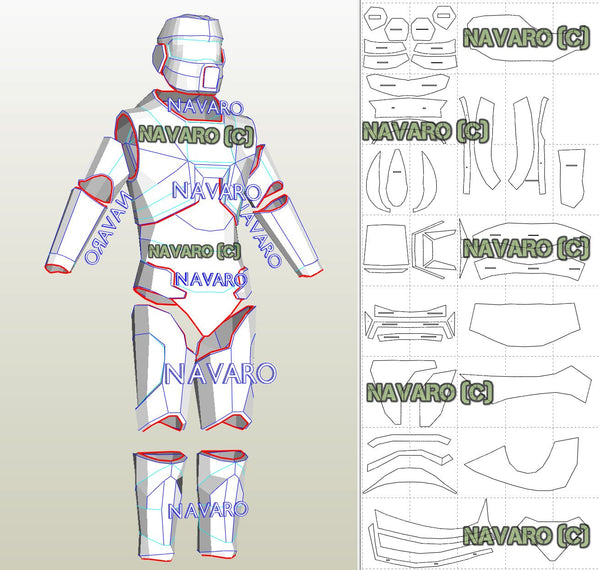 Load image into Gallery viewer, HEV armor pattern