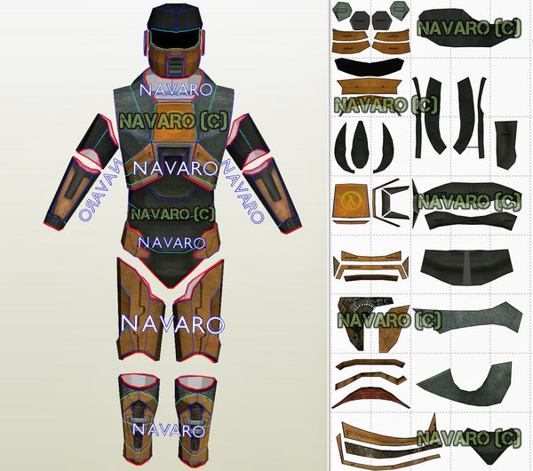 Load image into Gallery viewer, hev suit pepakura