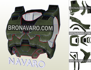 Halo 3 Chest Armor Template