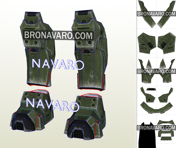 Load image into Gallery viewer, Master Chief Boots Foam Template
