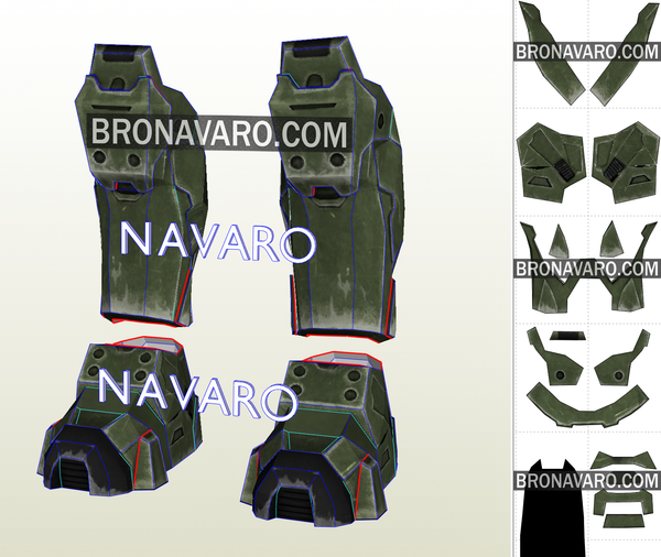 Load image into Gallery viewer, Master Chief Boots Foam Template