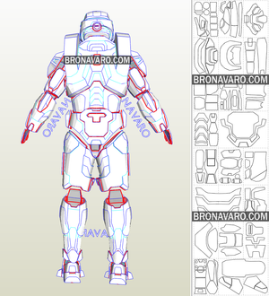 Halo Infinite Full Armor Template