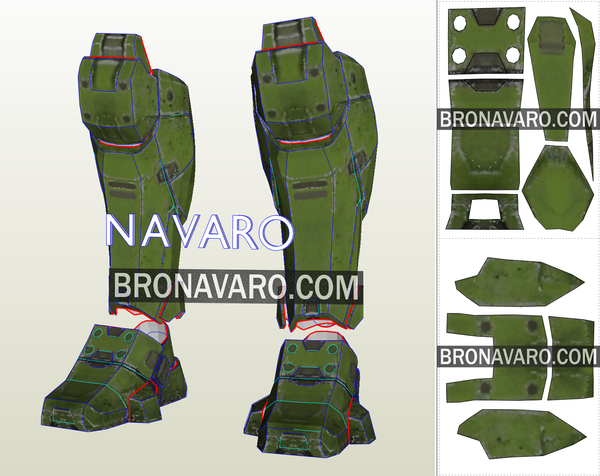 Load image into Gallery viewer, Halo Infinite Pepakura Templates