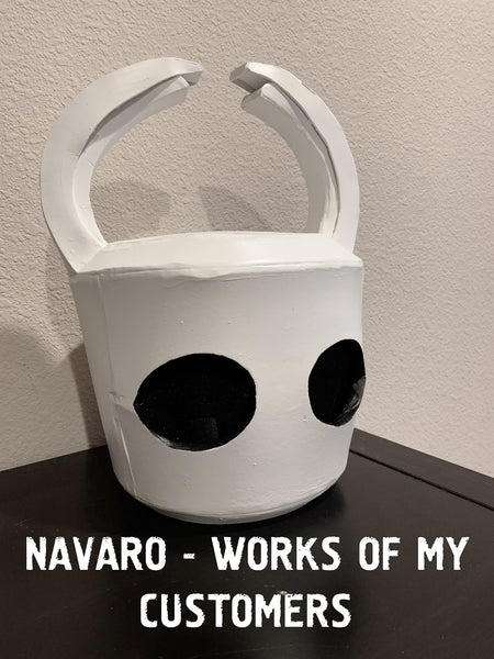 Load image into Gallery viewer, HOLLOW KNIGHT - Template / Pattern - Hollow Knight Cosplay - Hornet Helmet - Hollow Knight Mask - Eva Foam - Pepakura / PDF