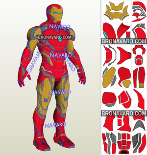 Iron Man Armor Cosplay Template
