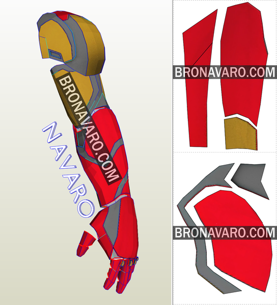 Load image into Gallery viewer, Iron Man Cosplay Pattern