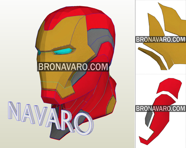 Load image into Gallery viewer, Iron Man Helmet Eva Foam