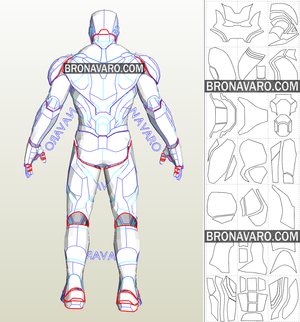 Iron Man Mark 85 Armor Pepakura