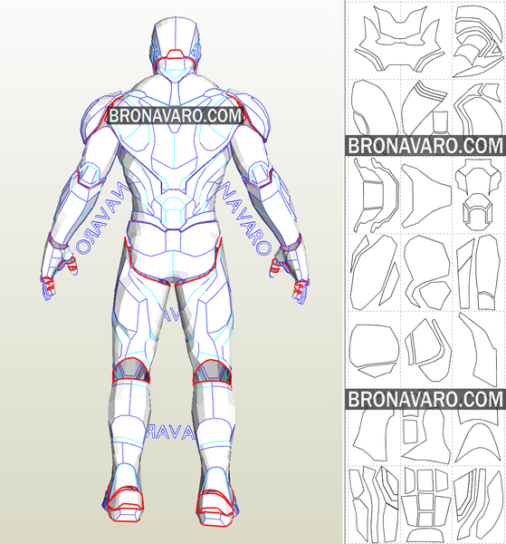 Load image into Gallery viewer, Iron Man Mark 85 Armor Pepakura