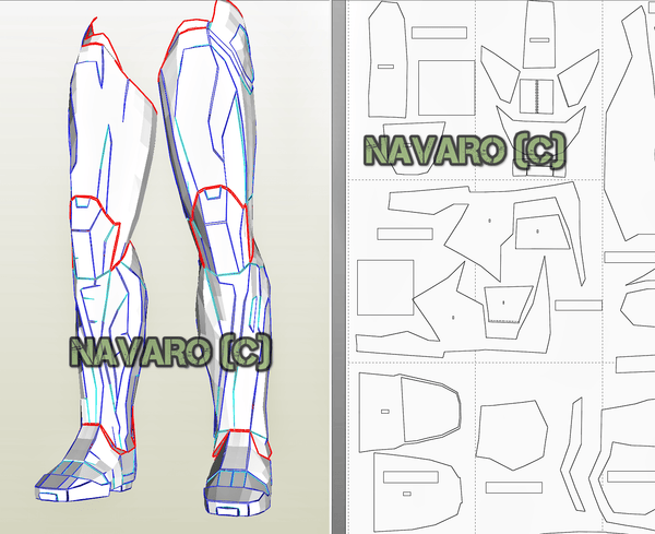 Load image into Gallery viewer, Iron man pepakura file