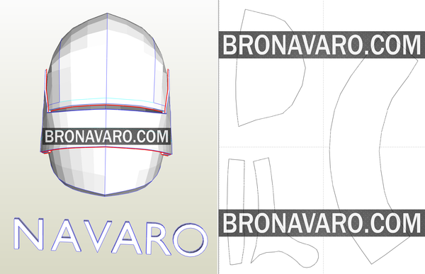 Load image into Gallery viewer, Knight Helmet Eva Foam Template