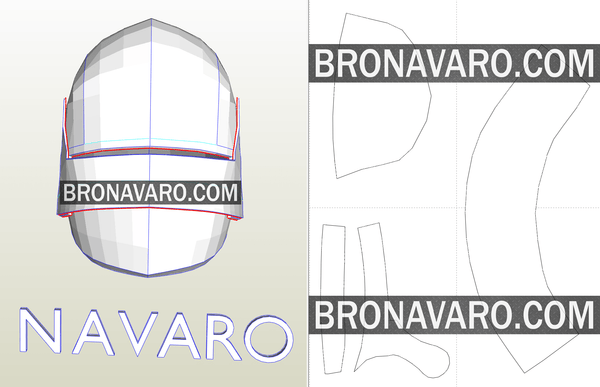 Load image into Gallery viewer, Knight Helmet Eva Foam Template