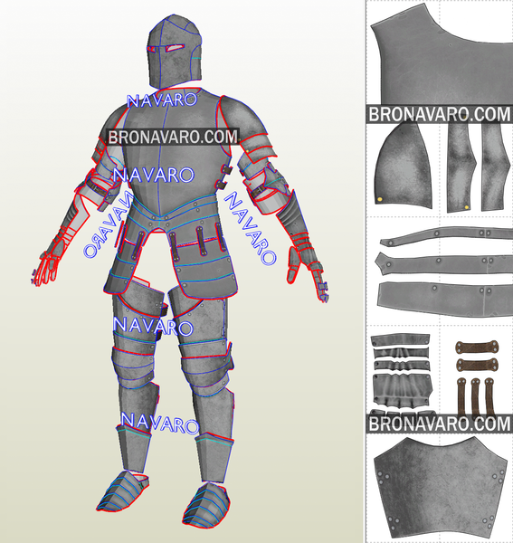 Load image into Gallery viewer, Knight Plate Armor Eva Foam