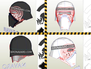 Kylo Ren Foam Template