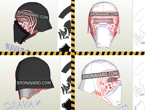 Load image into Gallery viewer, Kylo Ren Foam Template