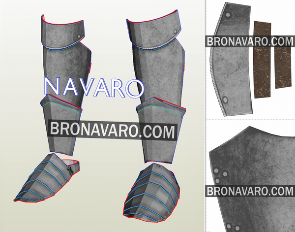 Load image into Gallery viewer, Larp Armor Template