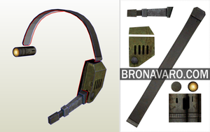 Lieutenant Mira Cosplay Template - Tactical Headphone Cosplay