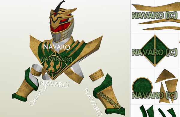 Load image into Gallery viewer, Lord Drakkon Armor Pattern