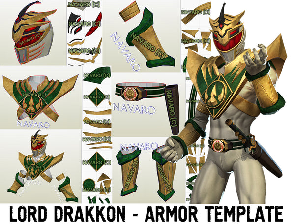 Load image into Gallery viewer, Lord Drakkon Cosplay Template