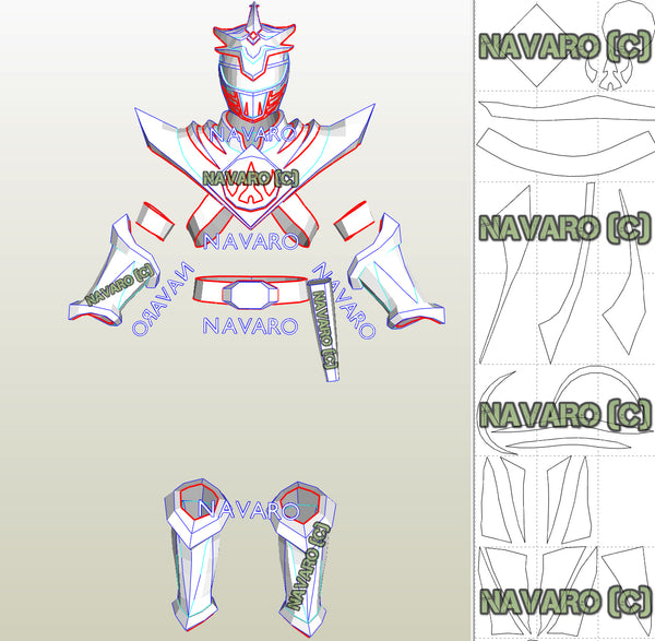 Load image into Gallery viewer, Lord Drakkon PDO Pepakura