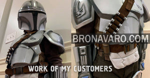 Mandalorian Costume Printable Template