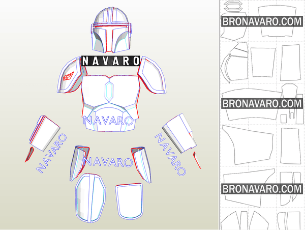 Load image into Gallery viewer, Mandalorian Armor Pdo