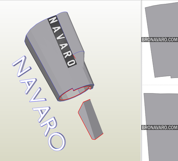 Load image into Gallery viewer, mandalorian bracer pattern