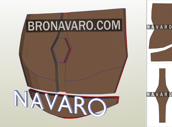 Load image into Gallery viewer, Mandalorian Chest Template