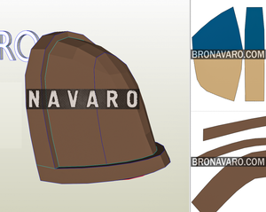Mandalorian shoulder pattern