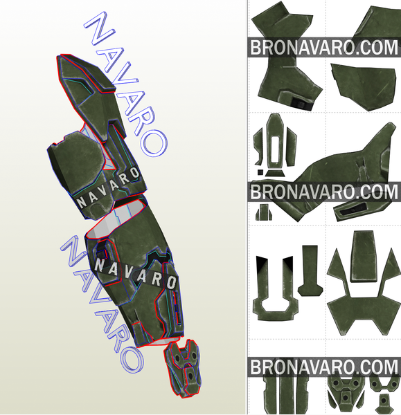 Load image into Gallery viewer, Halo Spartan Armor Forearm