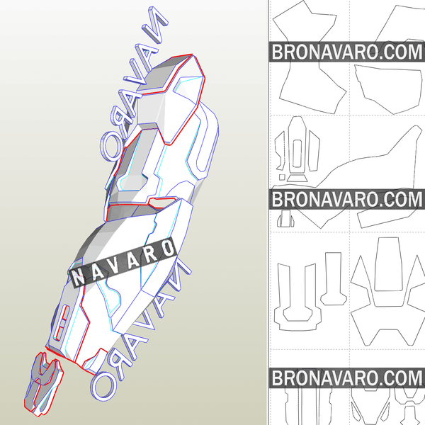 Load image into Gallery viewer, Master Chief Eva Foam Template