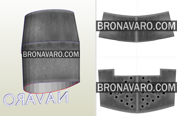 Load image into Gallery viewer, Medieval Knight Helmet Printable Template