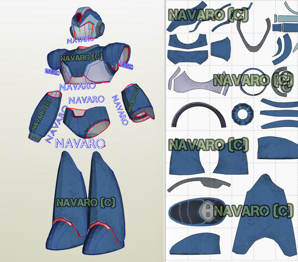 Load image into Gallery viewer, mega man costume how to make
